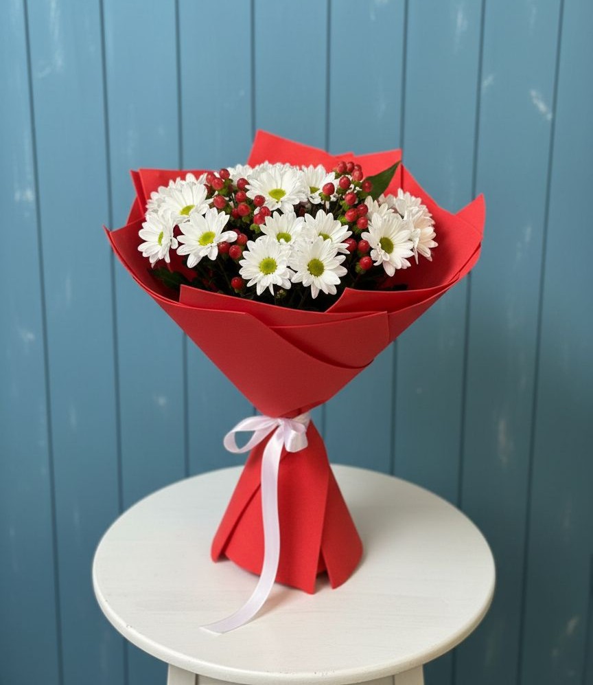 Букет цветов из: Хризантемы в Солдатском