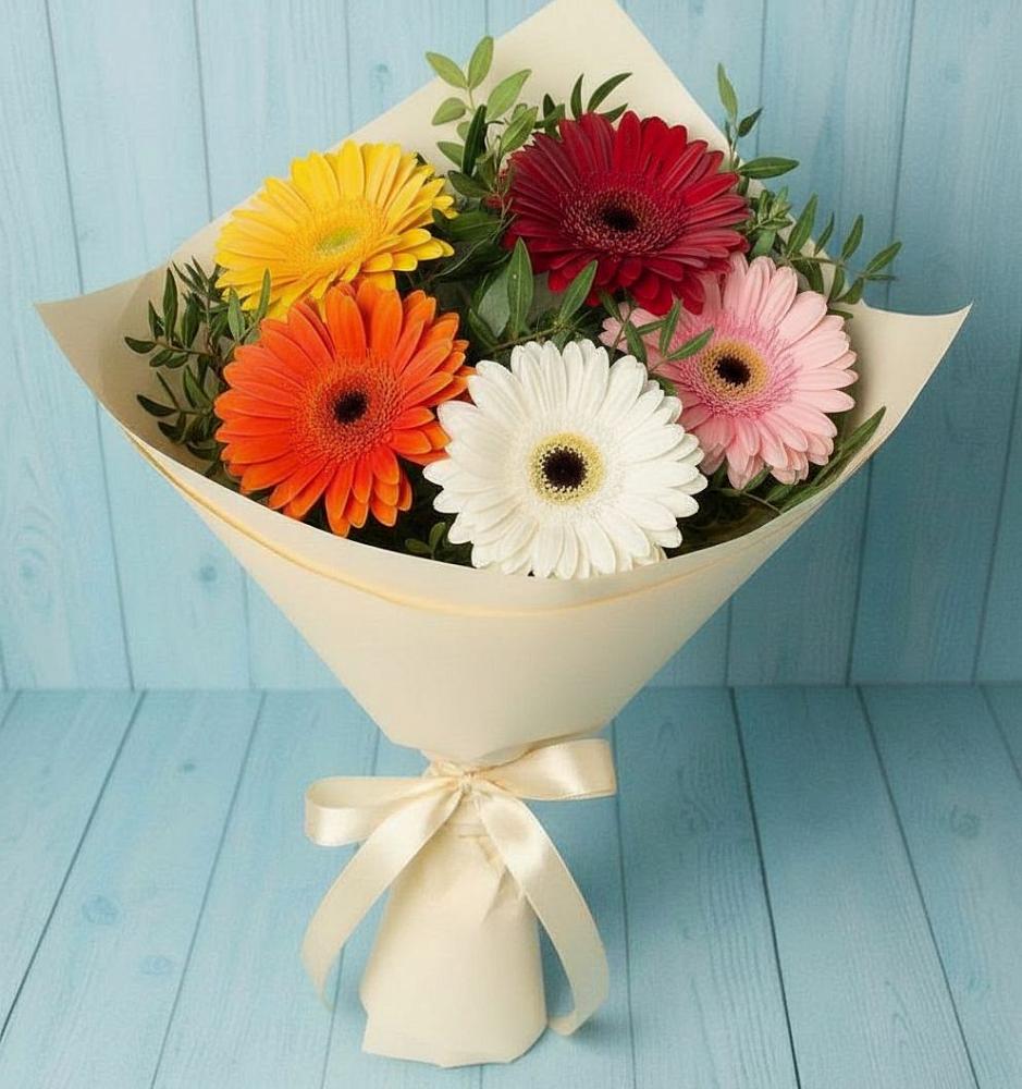 Букет цветов из: Герберы в Солдатском