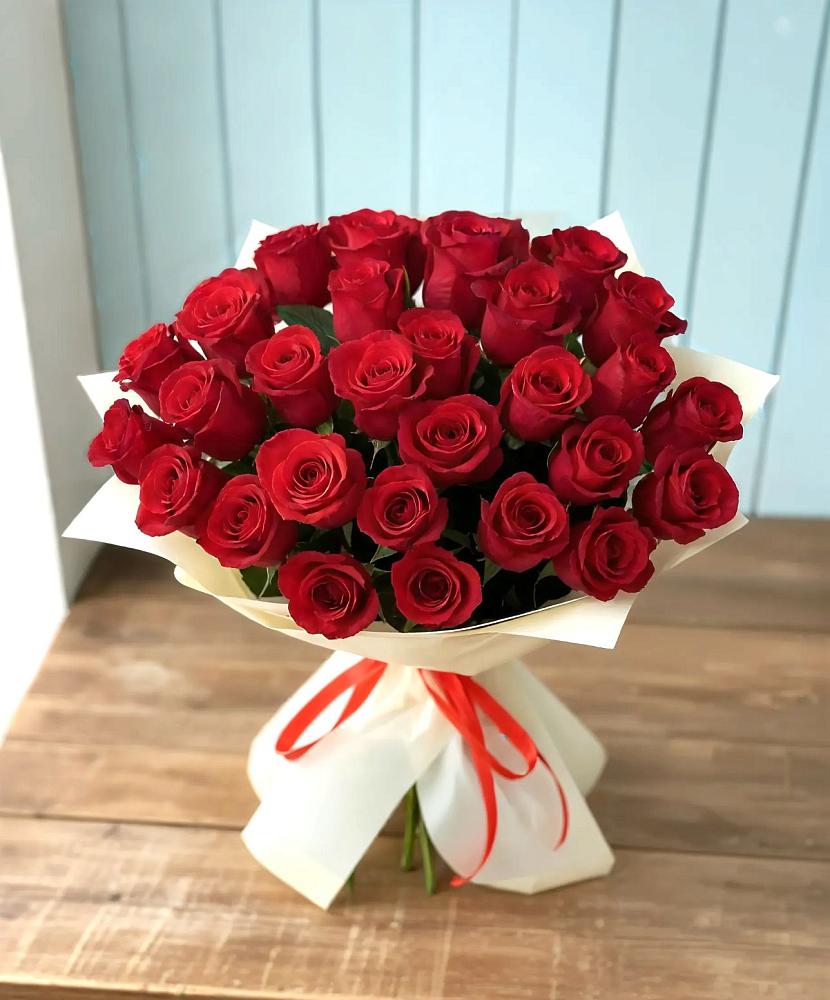 Букет 29 Красных роз в Солдатском