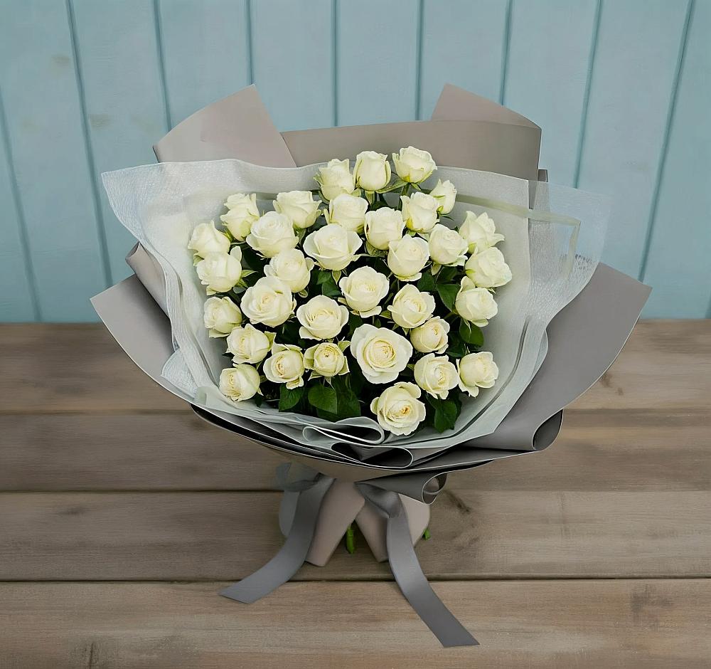 Букет Белоснежная нежность в Солдатском