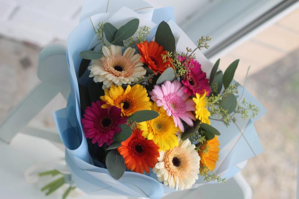 Букет цветов из: Герберы в Солдатском