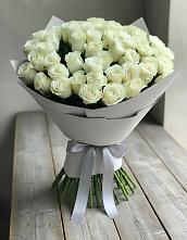 Букет 35 Белых роз в Солдатском