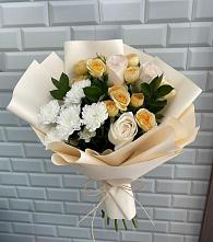 Букет цветов из:  Розы и Хризантемы в Солдатском