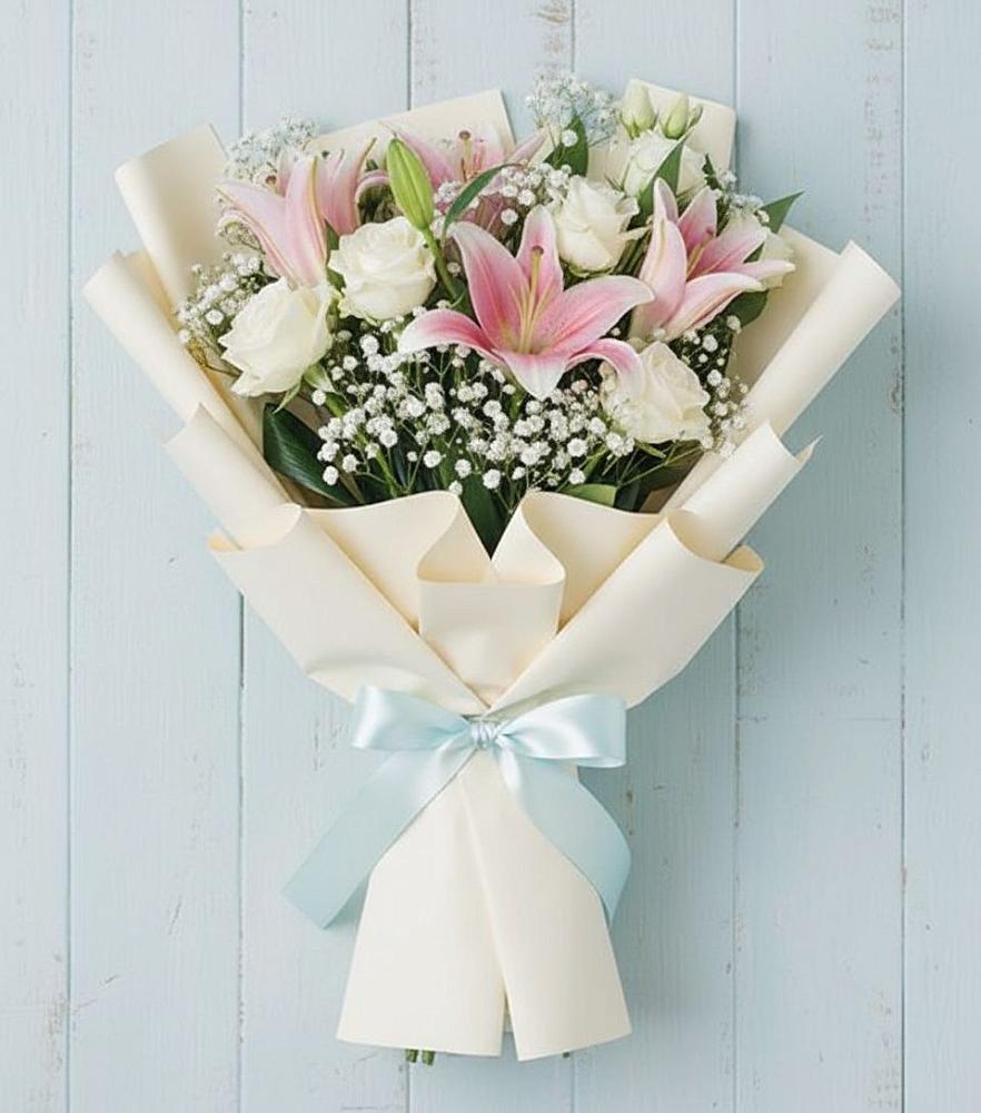 Букет цветов из: Лилии в Солдатском