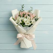 Букет цветов из:  Альстромерии в Солдатском