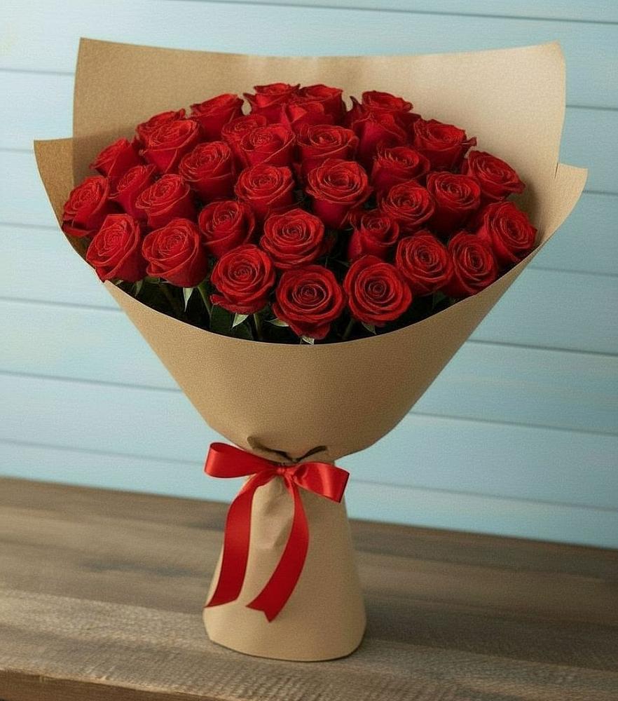 Букет Красные розы Милано в Солдатском