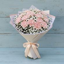 Букет цветов из:  Гвоздики в Солдатском