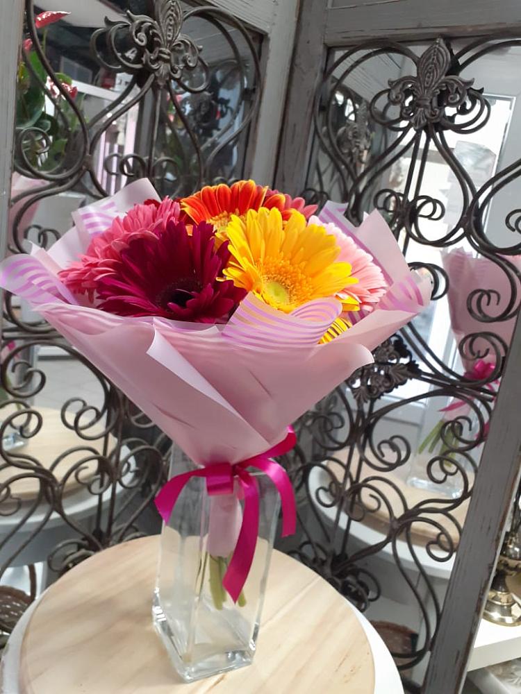 Букет цветов из: Герберы в Солдатском