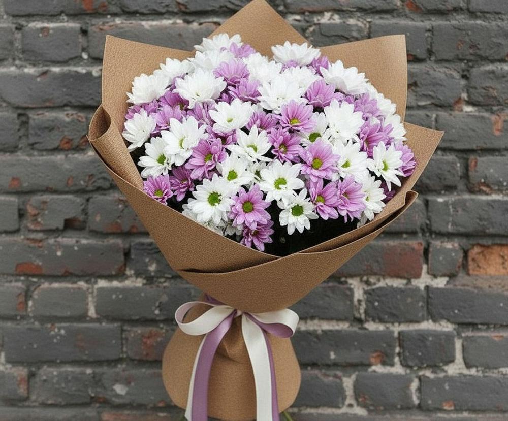 Букет цветов из: Хризантемы в Солдатском