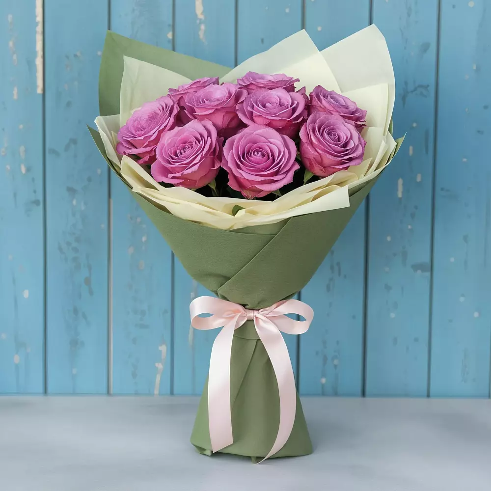 Букет Розы Фёрст Леди в Солдатском