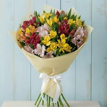 Букет цветов из:  Альстромерии #REPLACE_PRED# Солдатском
