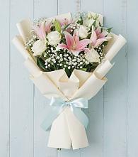Букет цветов из:  Лилии в Солдатском